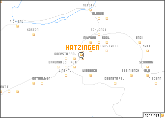 map of Hätzingen