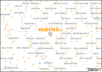 map of Haubendell