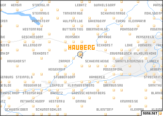 map of Hauberg