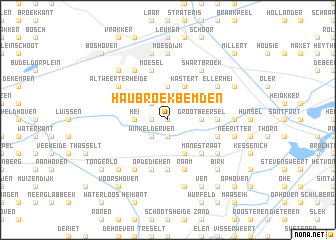 map of Haubroek Bemden