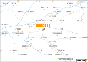 map of Hăuceşti