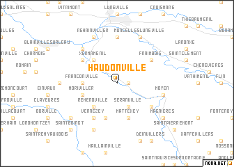 map of Haudonville