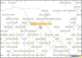 map of Haufenreith