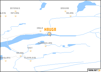 map of Hauga