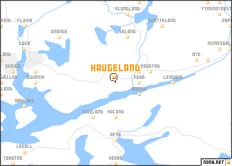 map of Haugeland