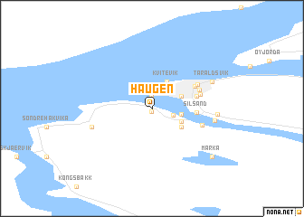 map of Haugen