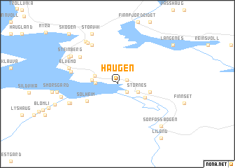 map of Haugen