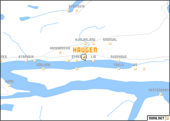 map of Haugen