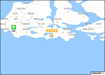 map of Hauge