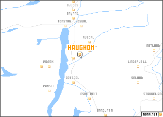 map of Haughom