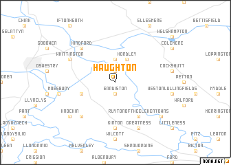 map of Haughton