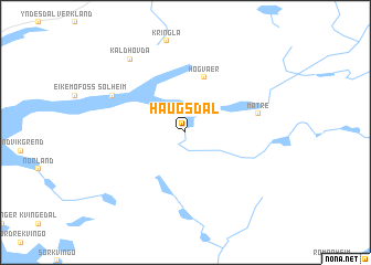 map of Haugsdal