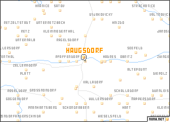 map of Haugsdorf