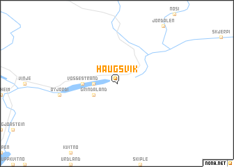 map of Haugsvik