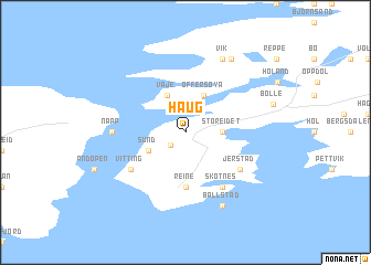 map of Haug