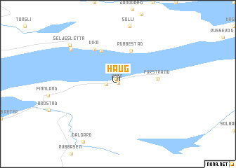 map of Haug