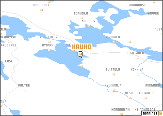 map of Hauho