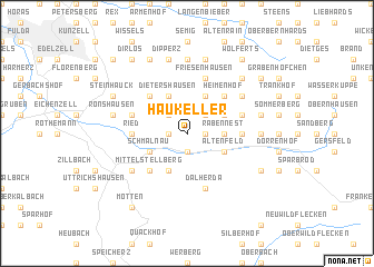 map of Haukeller