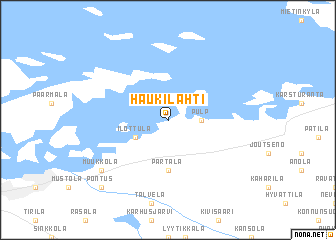 map of Haukilahti