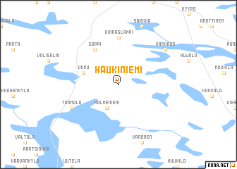 map of Haukiniemi