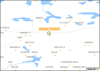 map of Haukisaari