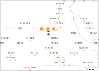 map of Haukkala