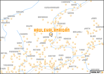 map of Haulewāla Maidān