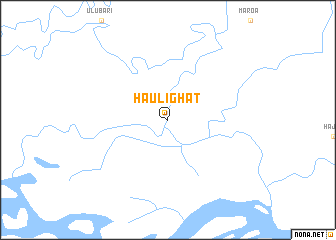 map of Hāulighāt