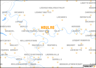 map of Haulmé