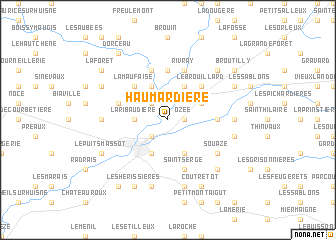 map of Haumardière