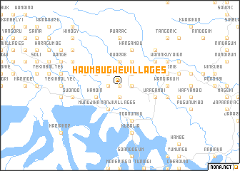 map of Haumbugwe Villages