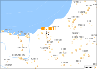 map of Haumuti
