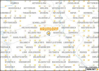 map of Haundorf