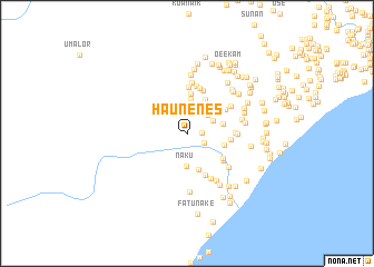 map of Haunenes