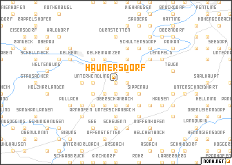 map of Haunersdorf