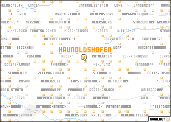 map of Haunoldshofen