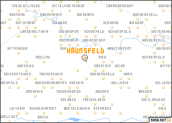 map of Haunsfeld