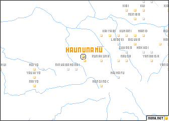 map of Haununamu