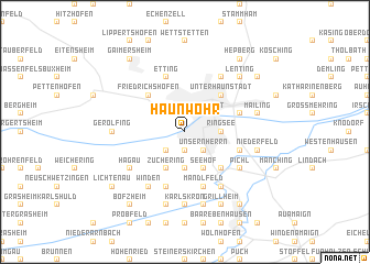 map of Haunwöhr