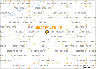 map of Haupersweiler