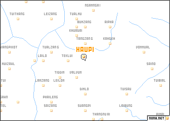 map of Haupi