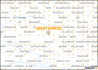 map of Hauptenberg