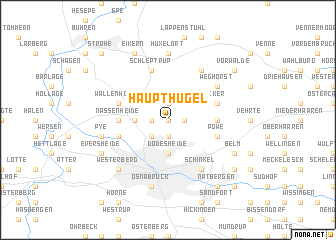 map of Haupthügel