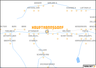 map of Hauptmannsdorf