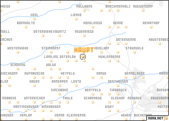 map of Haupt