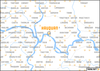 map of Hậu Quan