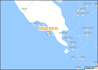 map of Hauramiri