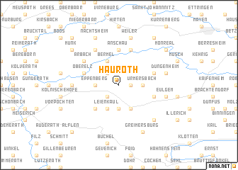 map of Hauroth