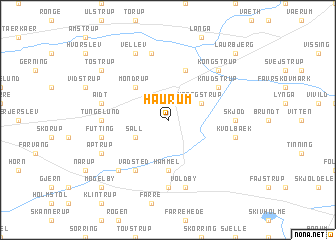 map of Haurum