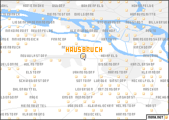 map of Hausbruch